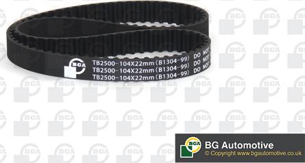 BGA TB2500 - Zobsiksna www.autospares.lv