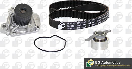 BGA TB2503CPK - Ūdenssūknis + Zobsiksnas komplekts www.autospares.lv