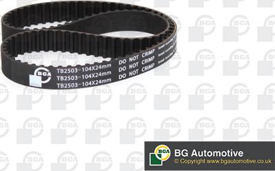 BGA TB2503 - Zobsiksna www.autospares.lv