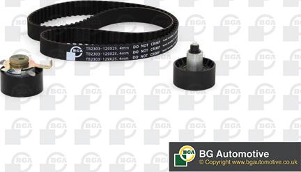 BGA TB2303K - Комплект зубчатого ремня ГРМ www.autospares.lv