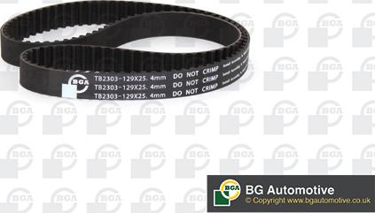 BGA TB2303 - Зубчатый ремень ГРМ www.autospares.lv