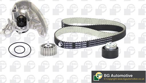 BGA TB2204CPK - Водяной насос + комплект зубчатого ремня ГРМ www.autospares.lv