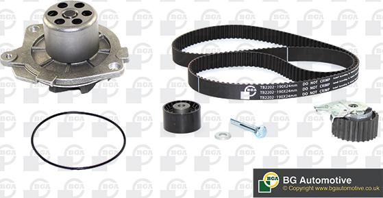 BGA TB2202CPK - Water Pump & Timing Belt Set www.autospares.lv