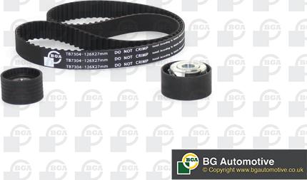 BGA TB7304K - Timing Belt Set www.autospares.lv