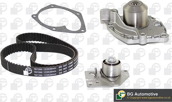 BGA TB7306CPK - Water Pump & Timing Belt Set www.autospares.lv