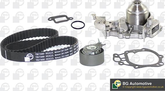 BGA TB7300CPK - Water Pump & Timing Belt Set www.autospares.lv