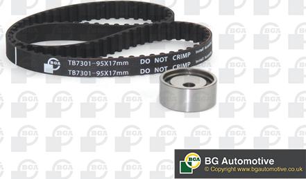 BGA TB7301K - Комплект зубчатого ремня ГРМ www.autospares.lv