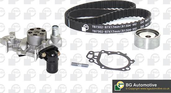 BGA TB7302CPK - Ūdenssūknis + Zobsiksnas komplekts www.autospares.lv