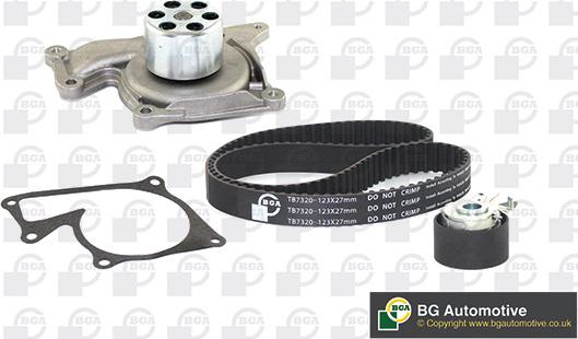 BGA TB7320CPK-2 - Water Pump & Timing Belt Set www.autospares.lv