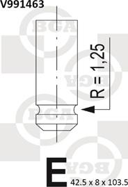 BGA V991463 - Ieplūdes vārsts www.autospares.lv