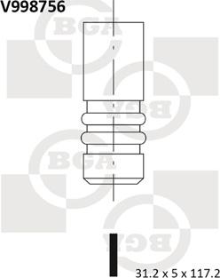 BGA V998756 - Ieplūdes vārsts www.autospares.lv