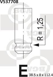 BGA V537708 - Ieplūdes vārsts www.autospares.lv