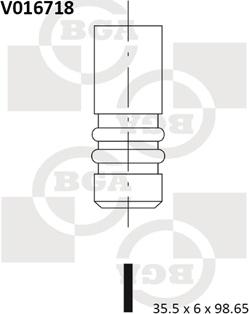 BGA V016718 - Ieplūdes vārsts www.autospares.lv