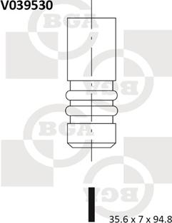 BGA V039530 - Ieplūdes vārsts www.autospares.lv