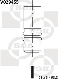 BGA V029455 - Ieplūdes vārsts www.autospares.lv