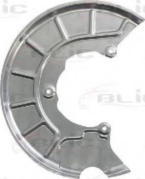 BLIC 6508-03-9545377P - Dubļu sargs, Bremžu disks www.autospares.lv