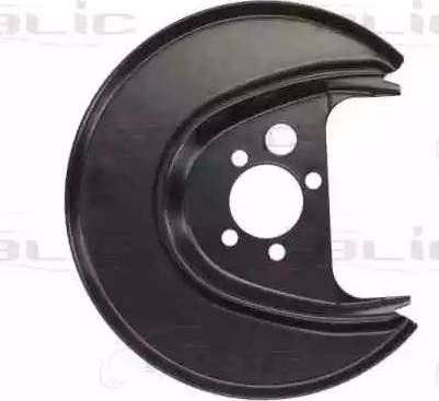 BLIC 6508-03-9501877P - Dubļu sargs, Bremžu disks www.autospares.lv