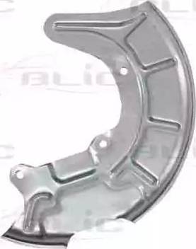 BLIC 6508-03-9501377P - Dubļu sargs, Bremžu disks www.autospares.lv