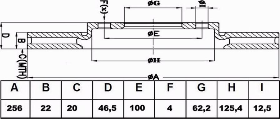 Blitz BS0445 - Bremžu diski www.autospares.lv