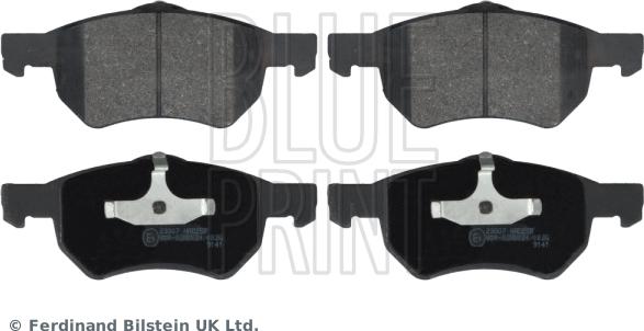 Blue Print ADA104204 - Brake Pad Set, disc brake www.autospares.lv