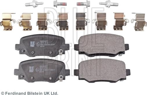 Blue Print ADA104277 - Bremžu uzliku kompl., Disku bremzes www.autospares.lv