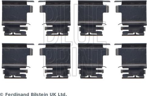 Blue Print ADBP480019 - Piederumu komplekts, Disku bremžu uzlikas www.autospares.lv