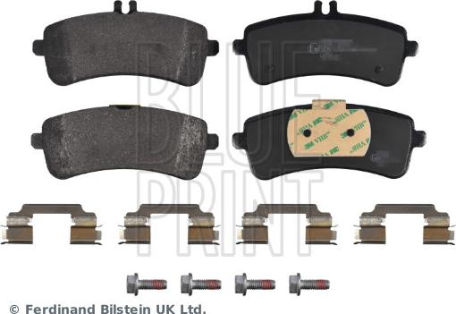 Blue Print ADBP420068 - Bremžu uzliku kompl., Disku bremzes www.autospares.lv