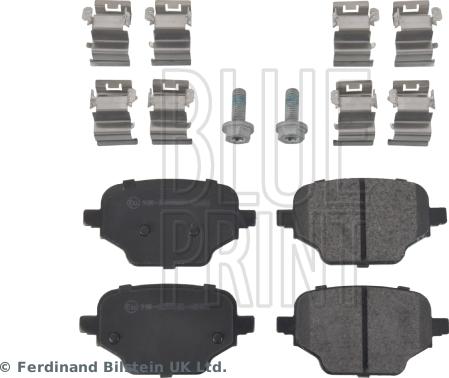 Blue Print ADBP420009 - Bremžu uzliku kompl., Disku bremzes www.autospares.lv