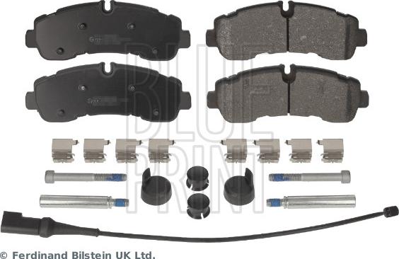 Blue Print ADBP420145 - Bremžu uzliku kompl., Disku bremzes www.autospares.lv