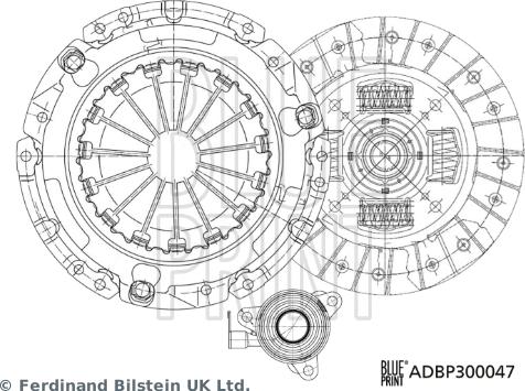 Blue Print ADBP300047 - Sajūga komplekts www.autospares.lv