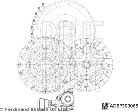 Blue Print ADBP300065 - Sajūga komplekts www.autospares.lv