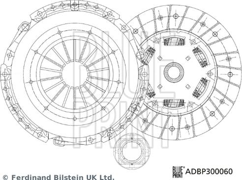 Blue Print ADBP300060 - Sajūga komplekts autospares.lv