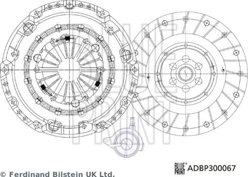 Blue Print ADBP300067 - Sajūga komplekts www.autospares.lv