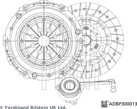 Blue Print ADBP300013 - Sajūga komplekts www.autospares.lv