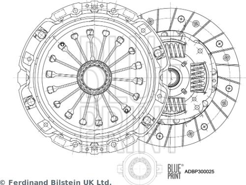 Blue Print ADBP300025 - Sajūga komplekts www.autospares.lv