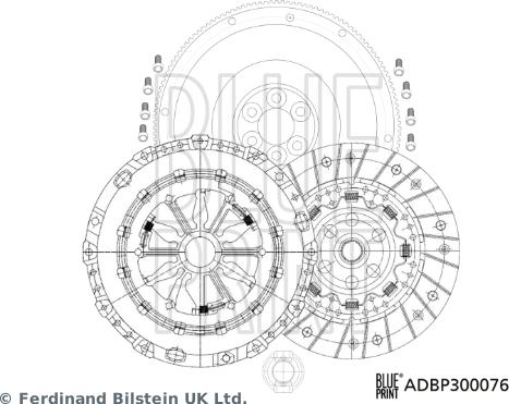 Blue Print ADBP300076 - Sajūga komplekts www.autospares.lv