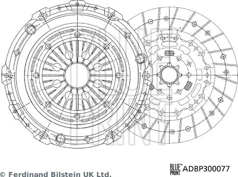 Blue Print ADBP300077 - Sajūga komplekts www.autospares.lv