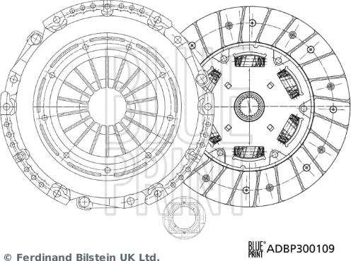 Blue Print ADBP300109 - Sajūga komplekts autospares.lv