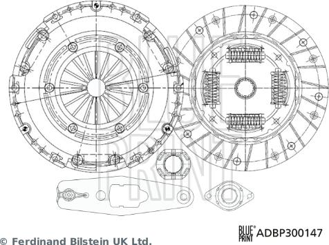 Blue Print ADBP300174 - Sajūga komplekts www.autospares.lv