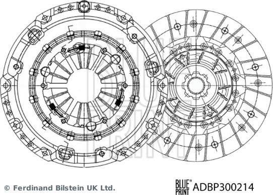 Blue Print ADBP300214 - Sajūga komplekts www.autospares.lv