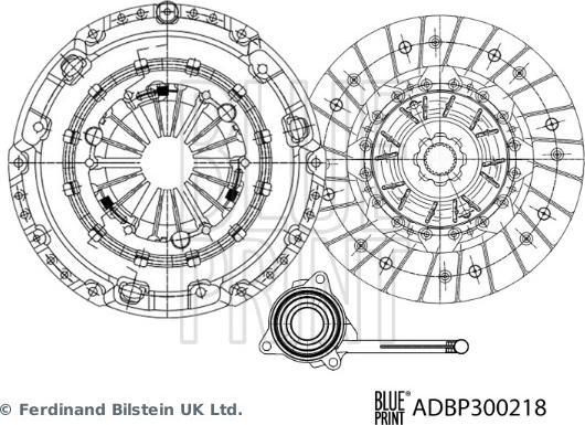 Blue Print ADBP300218 - Sajūga komplekts www.autospares.lv