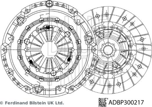 Blue Print ADBP300217 - Sajūga komplekts www.autospares.lv