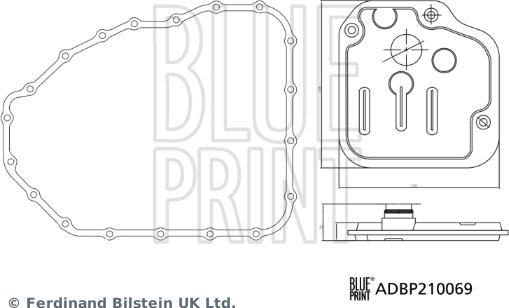 Blue Print ADBP210069 - Hidrofiltrs, Automātiskā pārnesumkārba www.autospares.lv