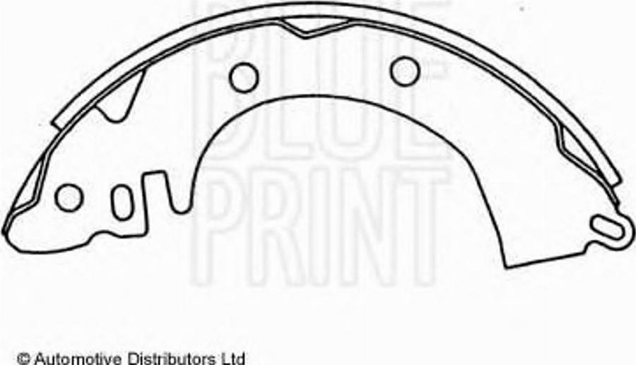 Blue Print ADC44105 - Bremžu loku komplekts www.autospares.lv