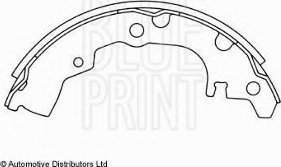 Blue Print ADD64106 - Brake Shoe Set www.autospares.lv