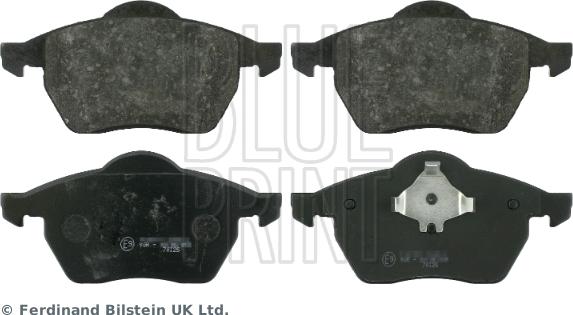 Blue Print ADF124235 - Тормозные колодки, дисковые, комплект www.autospares.lv