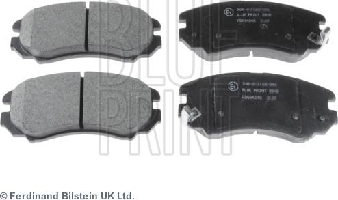 Blue Print ADG04248 - Brake Pad Set, disc brake www.autospares.lv