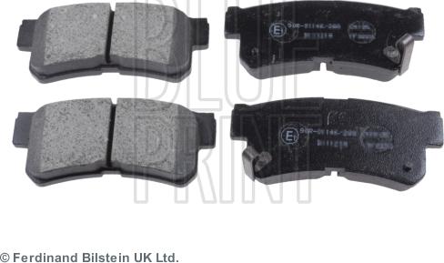 Blue Print ADG04250 - Brake Pad Set, disc brake www.autospares.lv