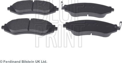 Blue Print ADG04207 - Brake Pad Set, disc brake www.autospares.lv