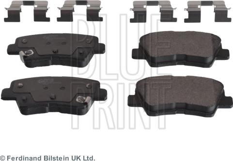 Blue Print ADG042160 - Bremžu uzliku kompl., Disku bremzes autospares.lv